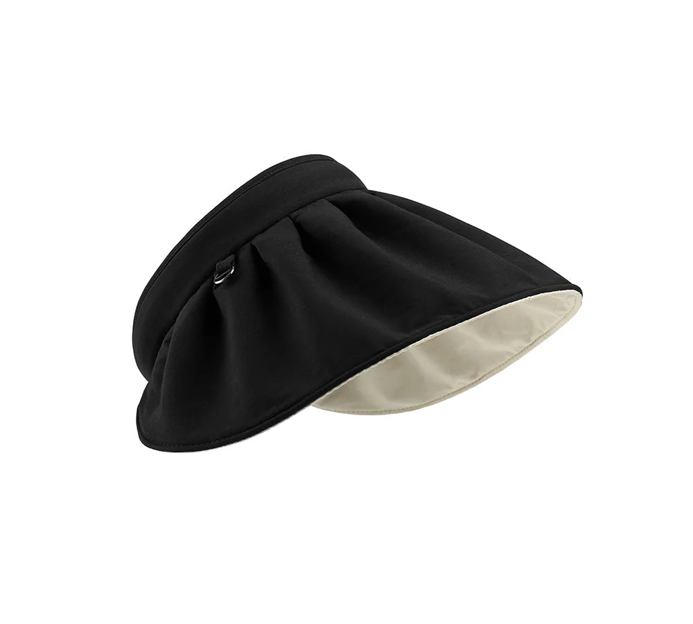 2 in 1 Visor Reversible Wide Brim Headband Foldable Cap Lavinia - Image 12