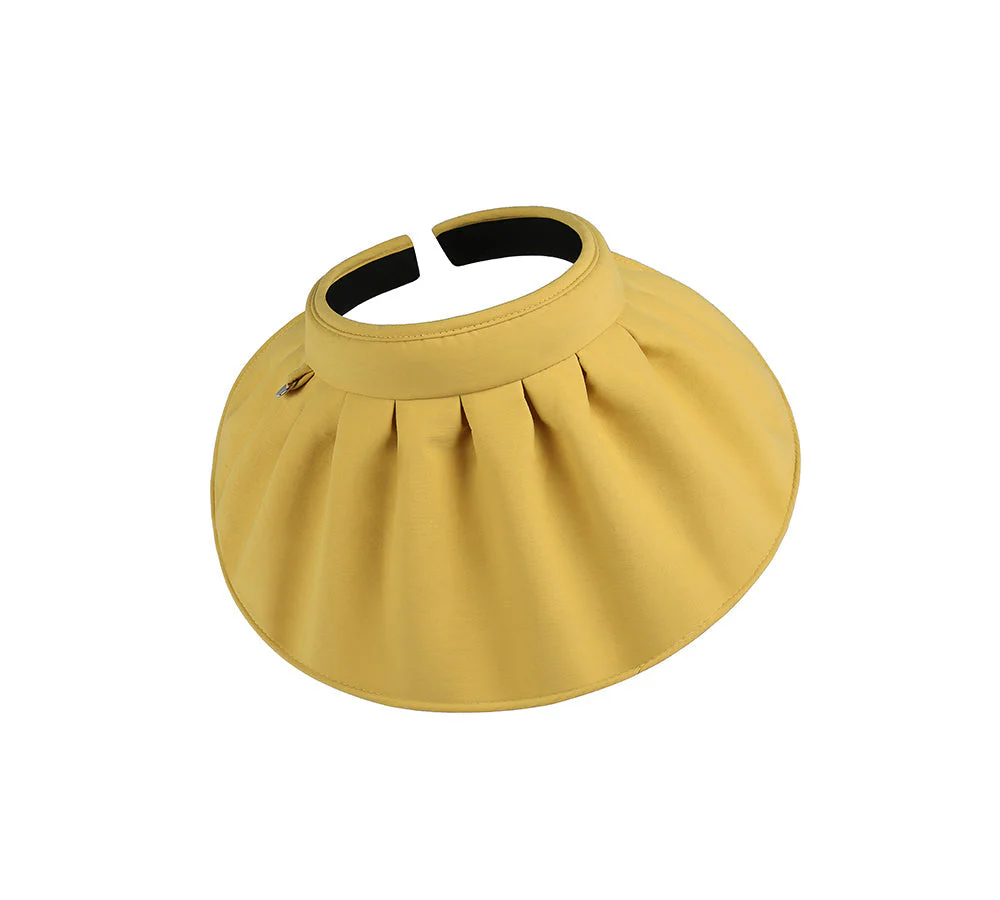 2 in 1 Visor Reversible Wide Brim Headband Foldable Cap Lavinia - Image 6
