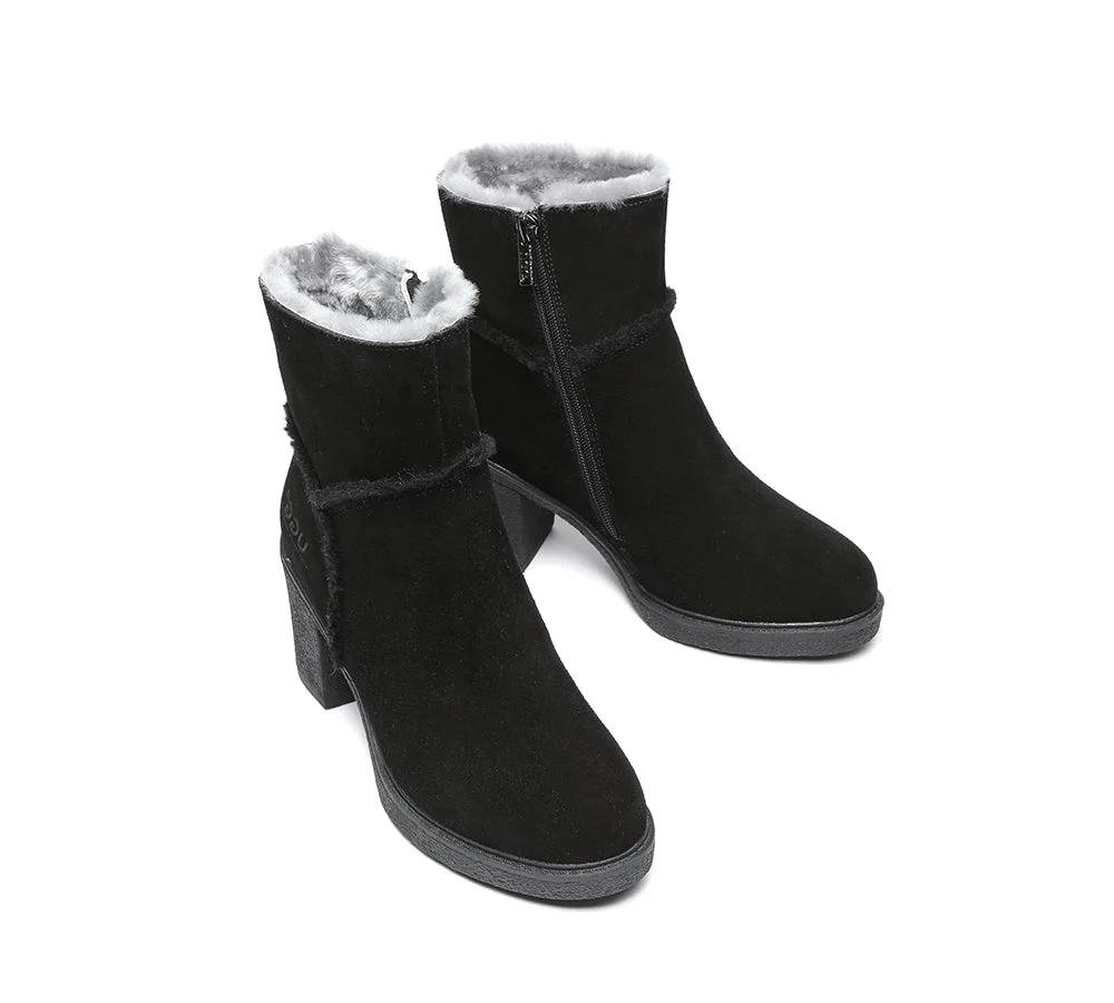 AUSTRALIAN SHEPHERD® UGG Women Sheepskin Wool Heel Boots Betta - Image 14