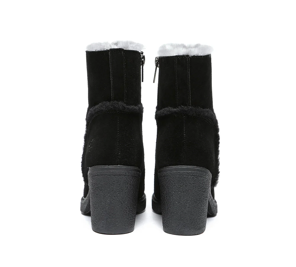 AUSTRALIAN SHEPHERD® UGG Women Sheepskin Wool Heel Boots Betta - Image 16