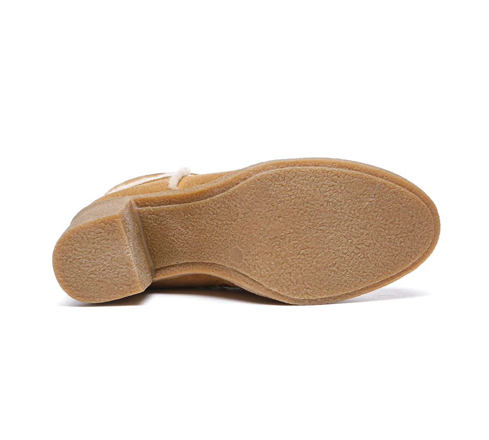 AUSTRALIAN SHEPHERD® UGG Women Sheepskin Wool Heel Boots Betta - Image 9