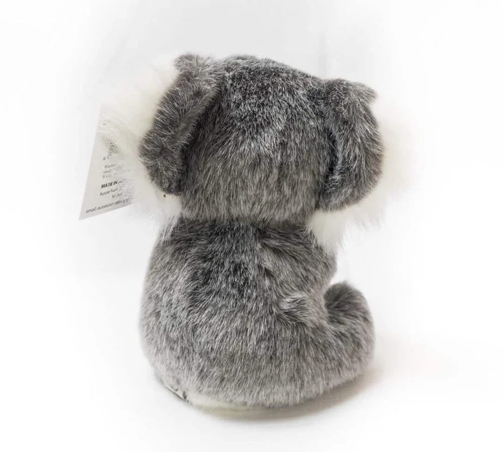 Australian Made Stuffed Animal Toys Koala With Gum Leaves 8" - Image 3
