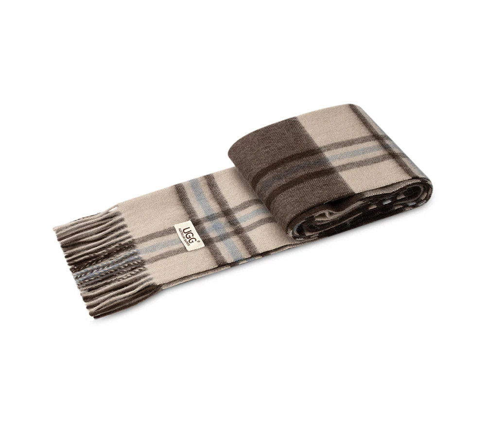 AUSTRALIAN SHEPHERD® 100% Wool Check Scarf Snovia - Image 15