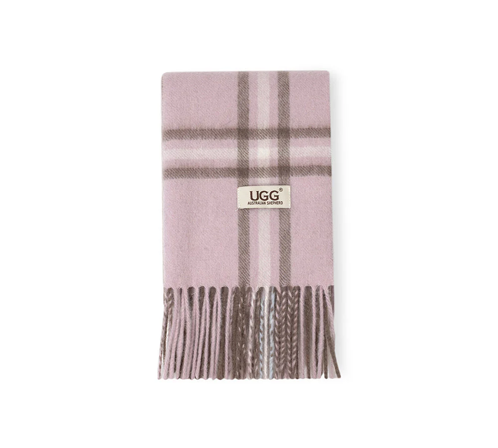 AUSTRALIAN SHEPHERD® 100% Wool Check Scarf Snovia - Image 35