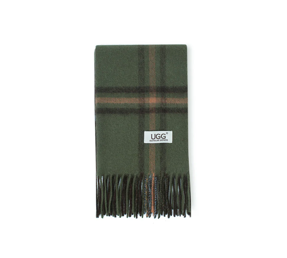 AUSTRALIAN SHEPHERD® 100% Wool Check Scarf Snovia - Image 43