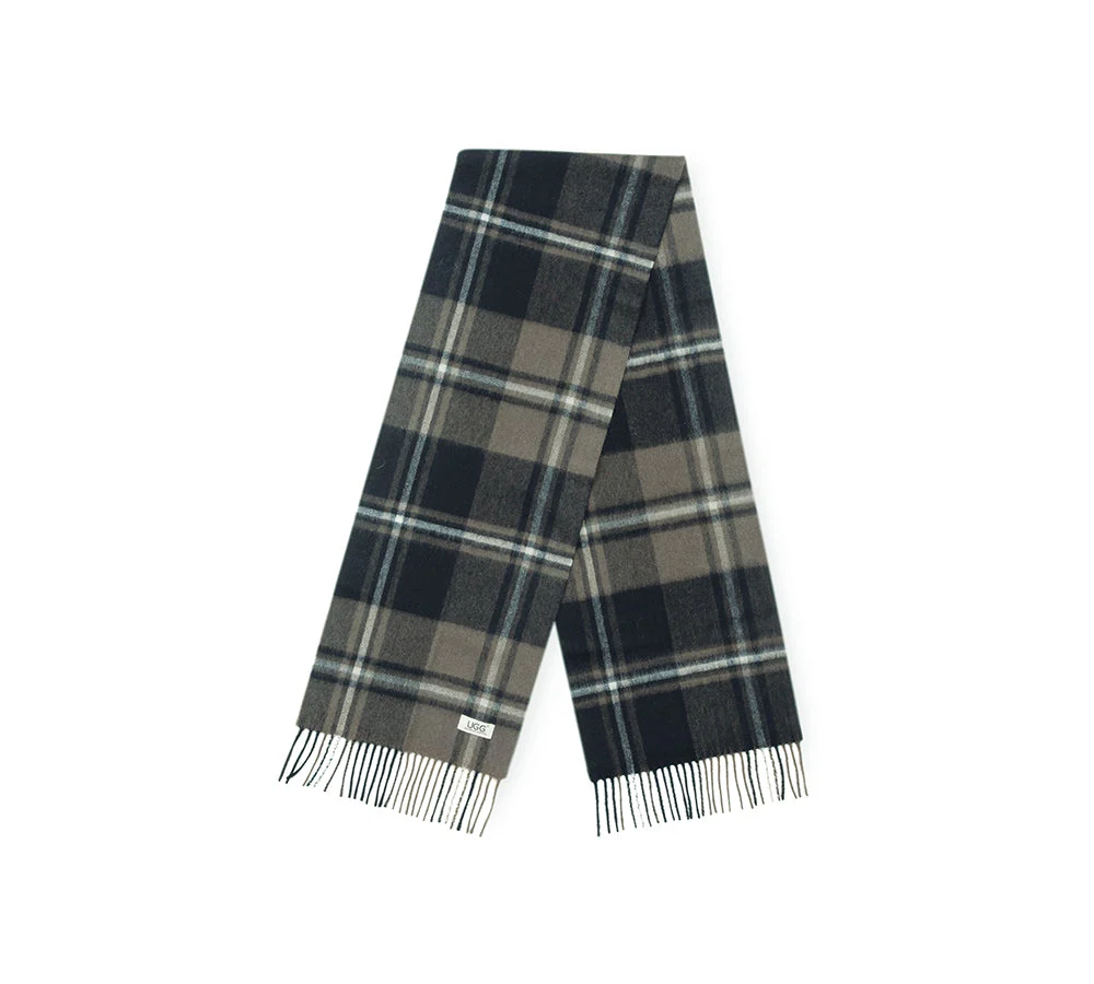 AUSTRALIAN SHEPHERD® 100% Wool Check Scarf Snovia - Image 5