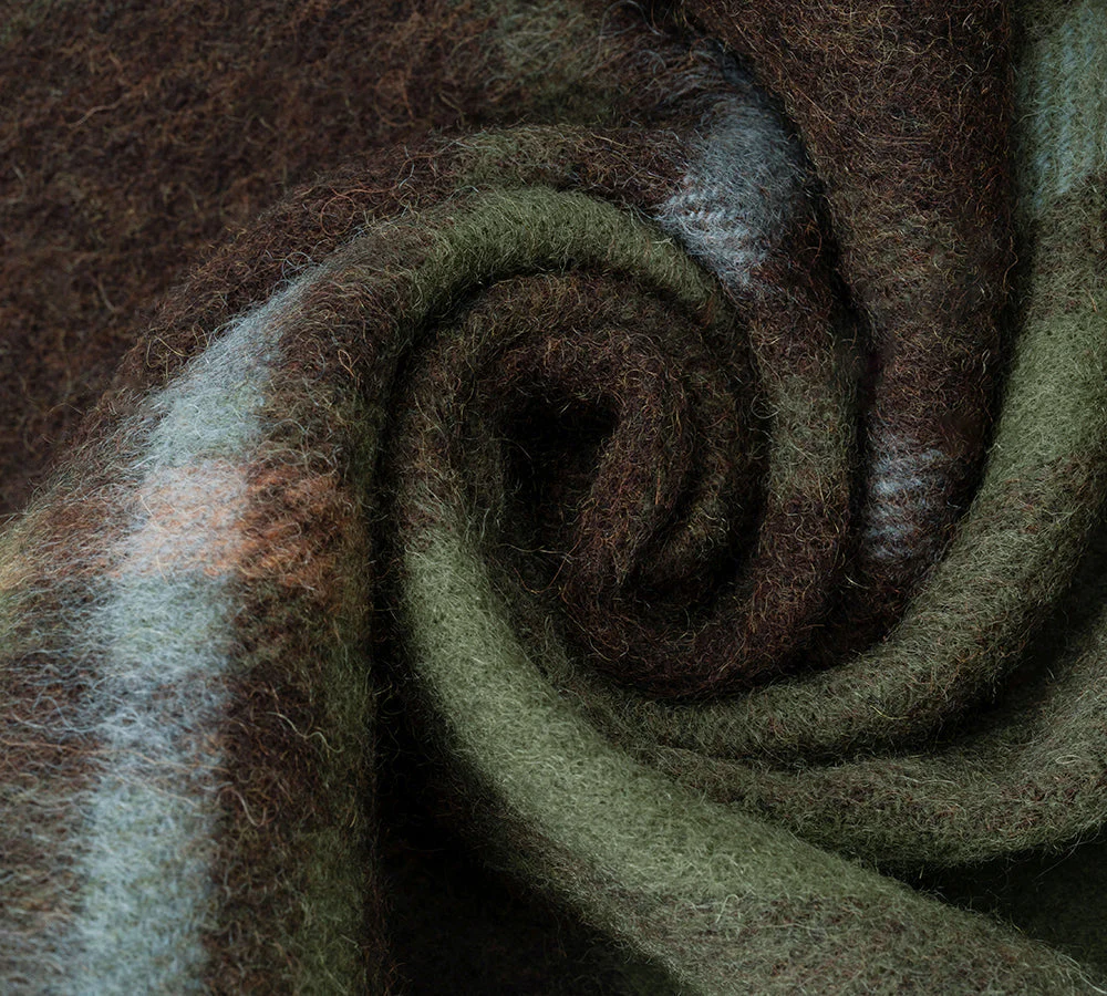 AUSTRALIAN SHEPHERD® 100% Wool Check Scarf Snovia - Image 50