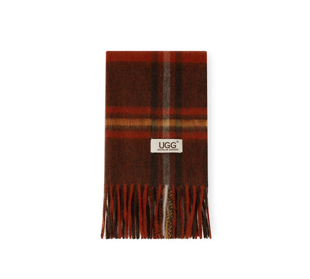 AUSTRALIAN SHEPHERD® 100% Wool Check Scarf Snovia - Image 51