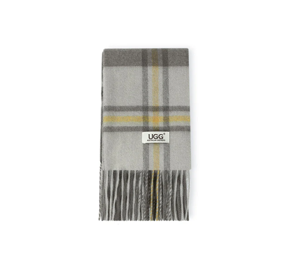 AUSTRALIAN SHEPHERD® 100% Wool Check Scarf Snovia - Image 59