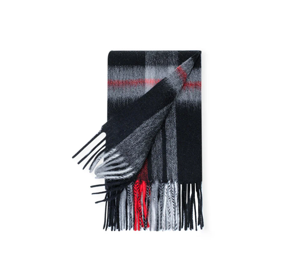 AUSTRALIAN SHEPHERD® 100% Wool Check Scarf Solara - Image 20