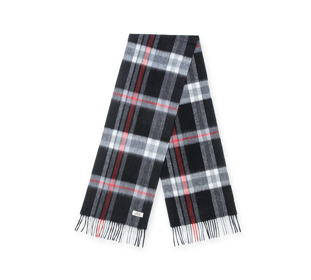 AUSTRALIAN SHEPHERD® 100% Wool Check Scarf Solara - Image 21