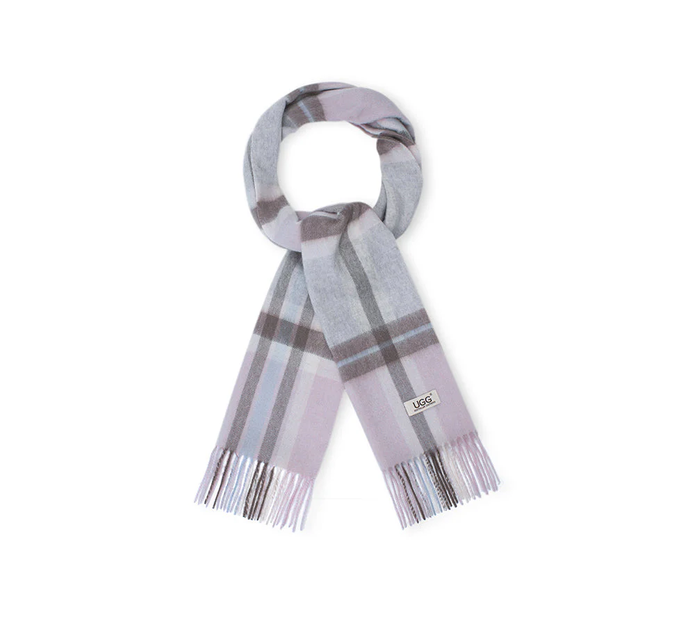 AUSTRALIAN SHEPHERD® 100% Wool Check Scarf Solara - Image 30