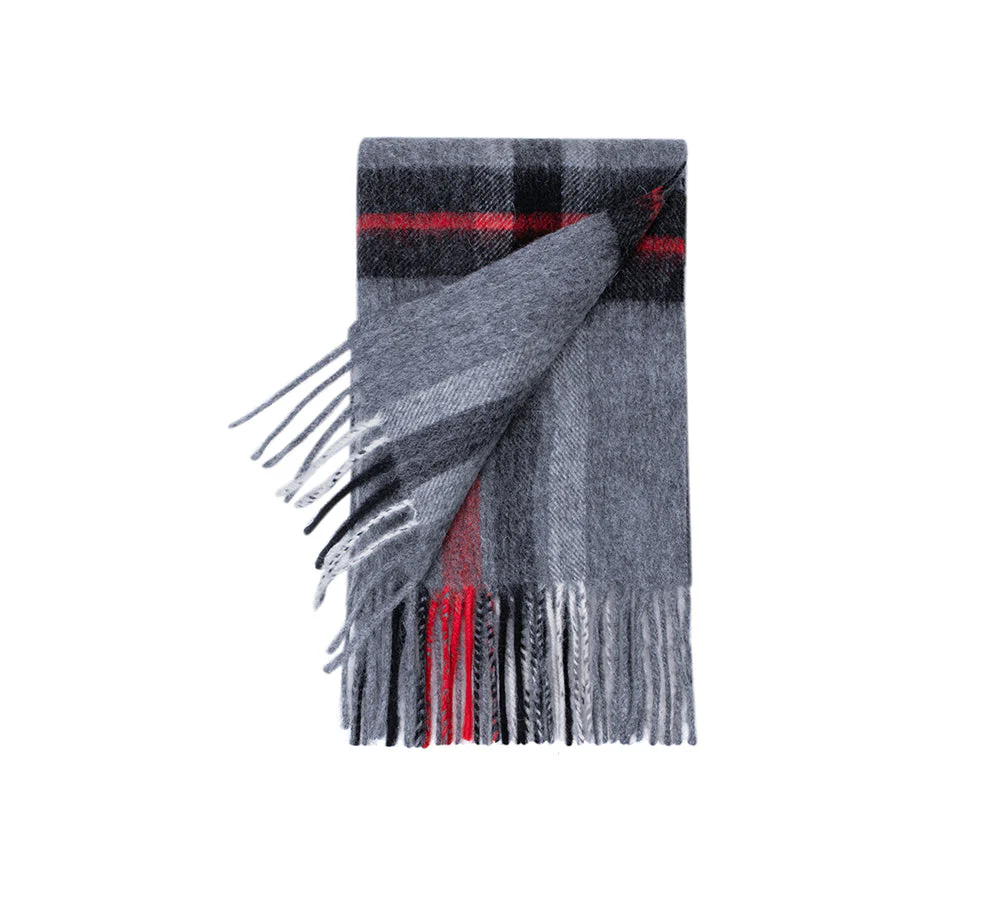 AUSTRALIAN SHEPHERD® 100% Wool Check Scarf Solara - Image 36