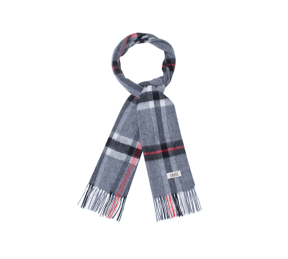 AUSTRALIAN SHEPHERD® 100% Wool Check Scarf Solara - Image 38