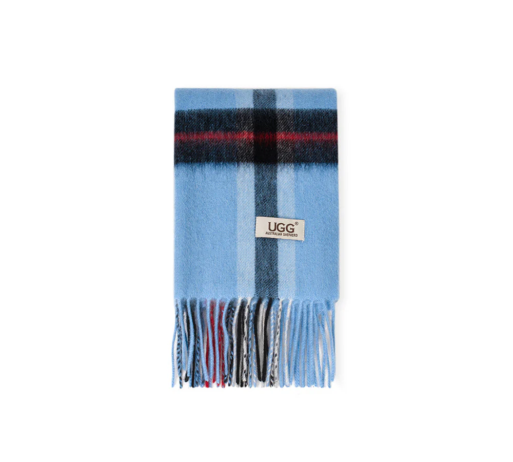 AUSTRALIAN SHEPHERD® 100% Wool Check Scarf Solara - Image 75