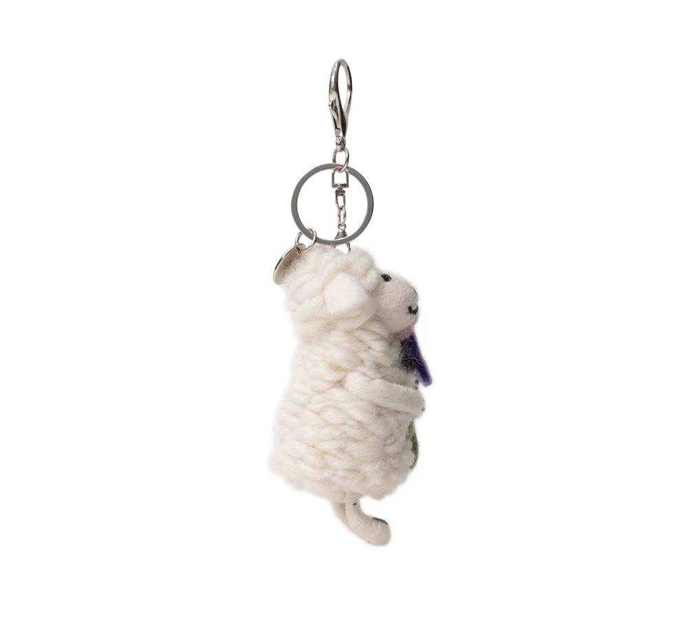 AUSTRALIAN SHEPHERD® Cute Plush Wolly Keyring - Image 4