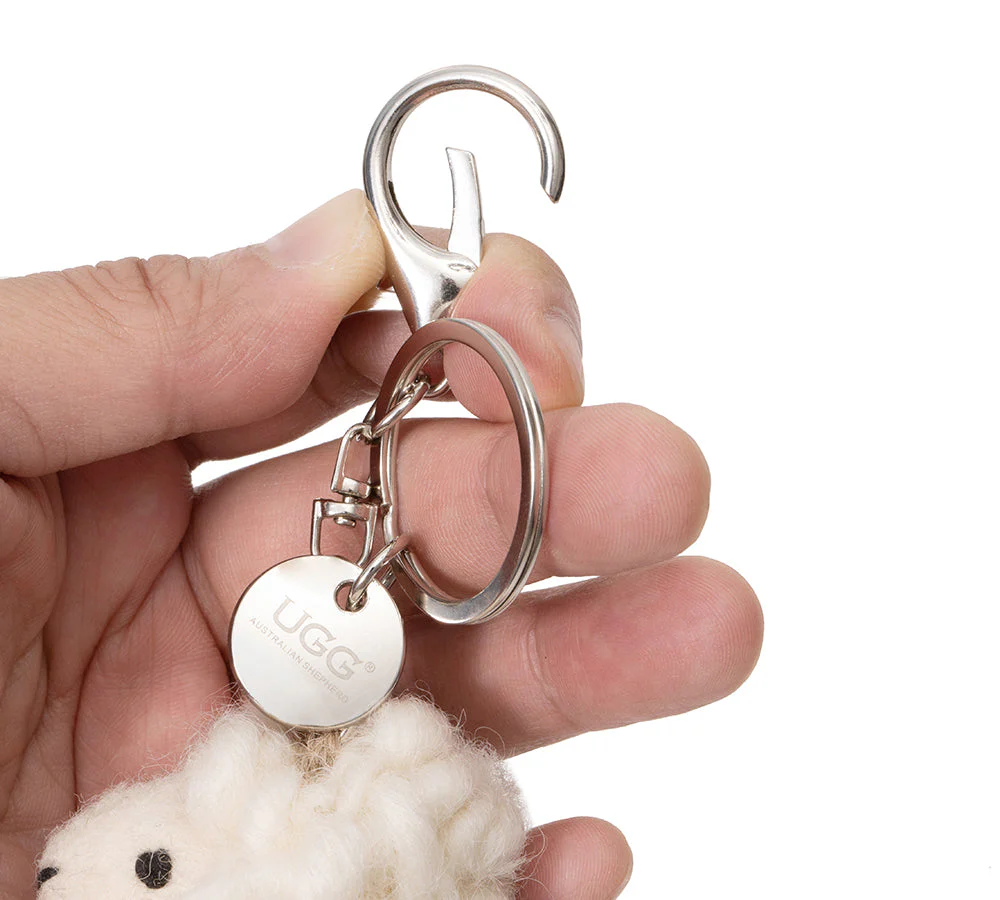 AUSTRALIAN SHEPHERD® Cute Plush Wolly Keyring - Image 9