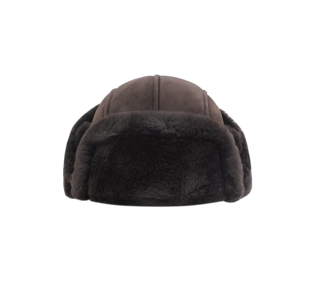 AUSTRALIAN SHEPHERD® Fluffy Sheepskin Wool Adjustable Bucket Theo Hat - Image 16
