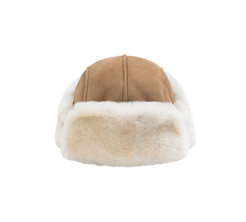 AUSTRALIAN SHEPHERD® Fluffy Sheepskin Wool Adjustable Bucket Theo Hat - Image 8
