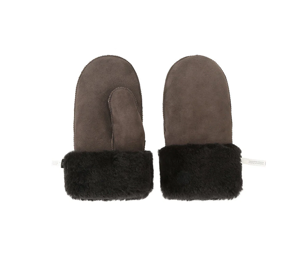 AUSTRALIAN SHEPHERD® Fluffy Sheepskin Wool Mittens - Image 11