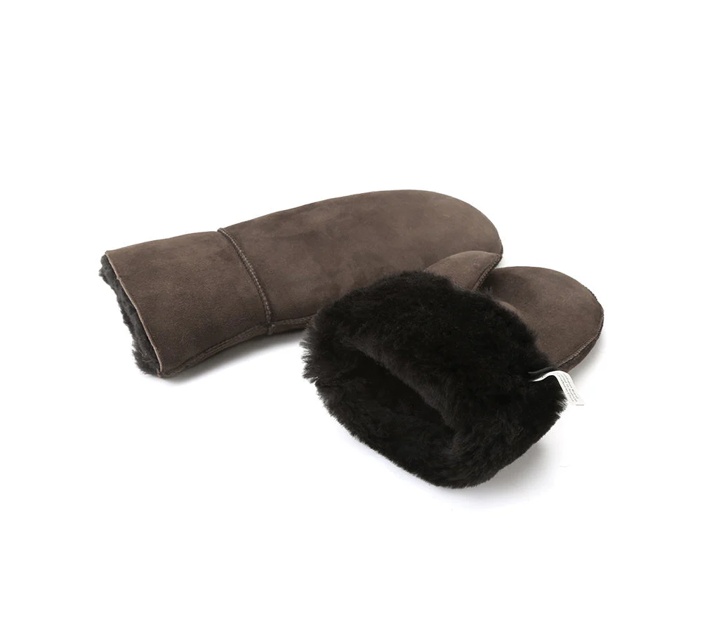 AUSTRALIAN SHEPHERD® Fluffy Sheepskin Wool Mittens - Image 12