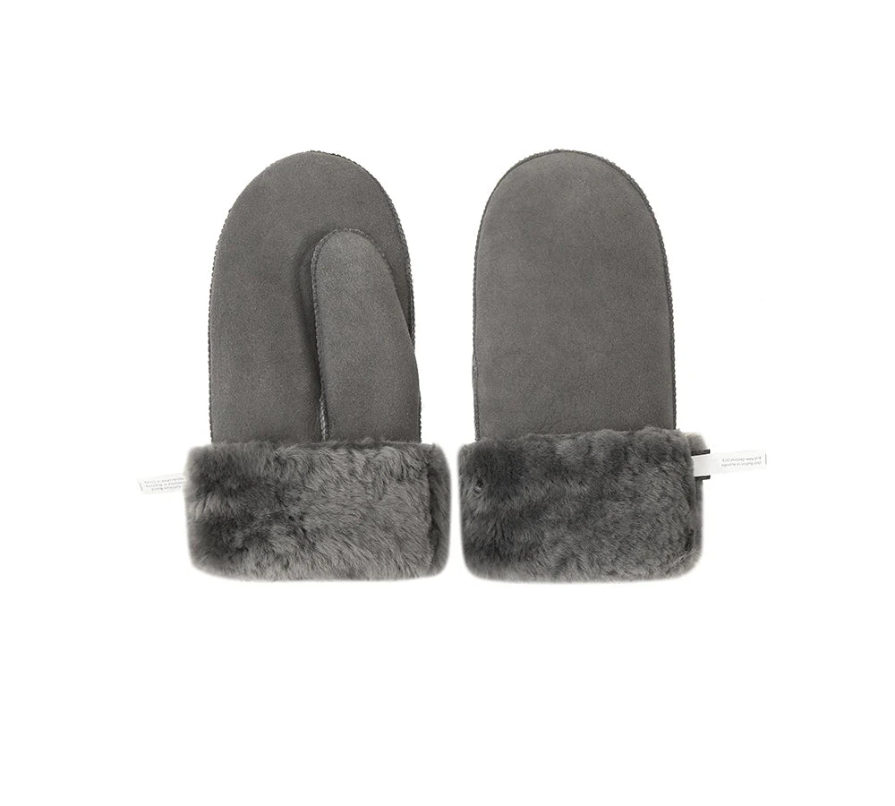 AUSTRALIAN SHEPHERD® Fluffy Sheepskin Wool Mittens - Image 17