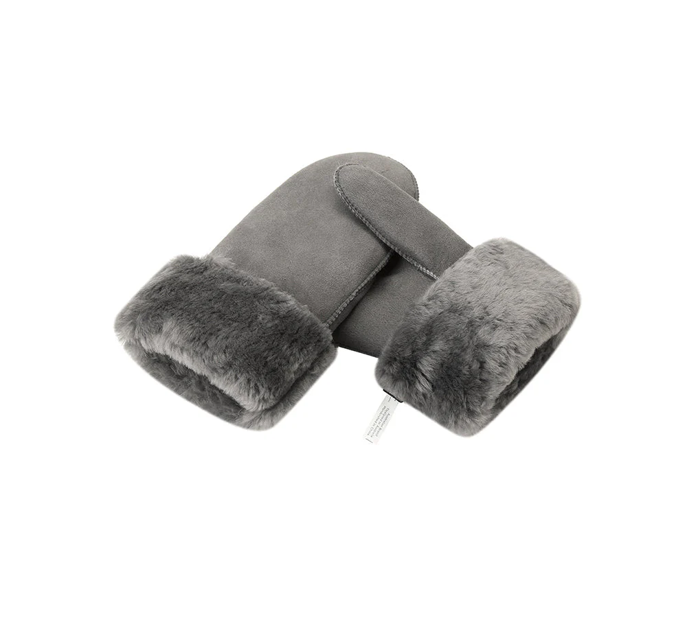 AUSTRALIAN SHEPHERD® Fluffy Sheepskin Wool Mittens - Image 19