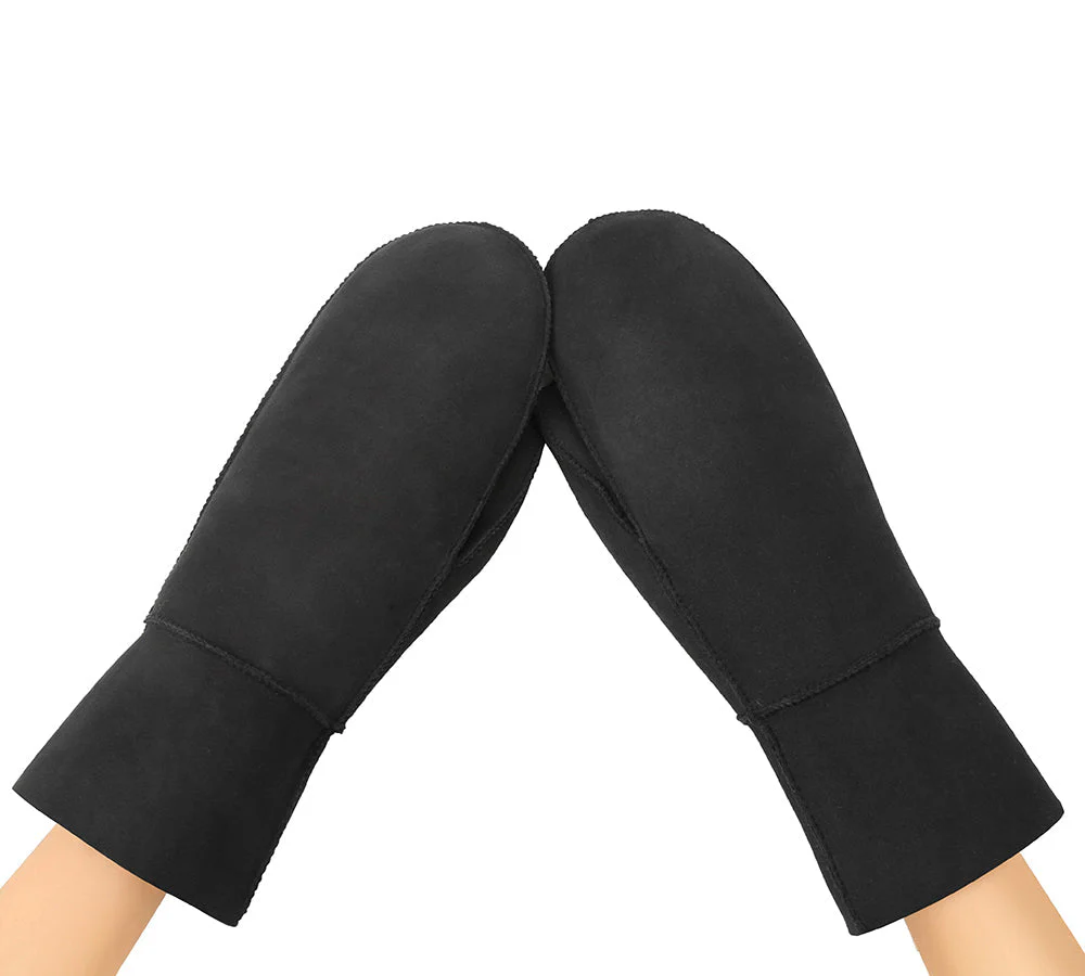 AUSTRALIAN SHEPHERD® Fluffy Sheepskin Wool Mittens - Image 26