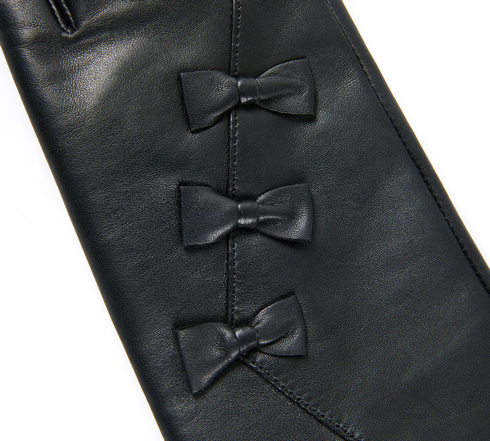AUSTRALIAN SHEPHERD® Ladies Leather Sheepskin Wool Gloves Belinda - Image 5