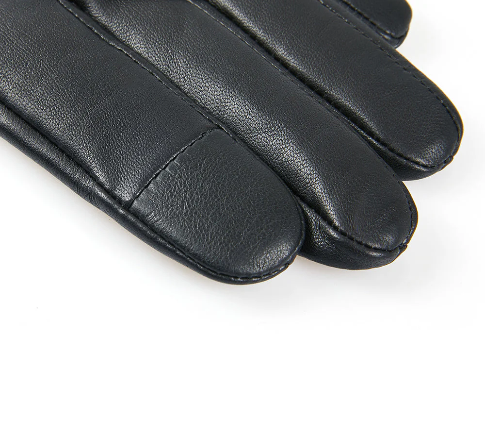 AUSTRALIAN SHEPHERD® Ladies Leather Sheepskin Wool Gloves Belinda - Image 6