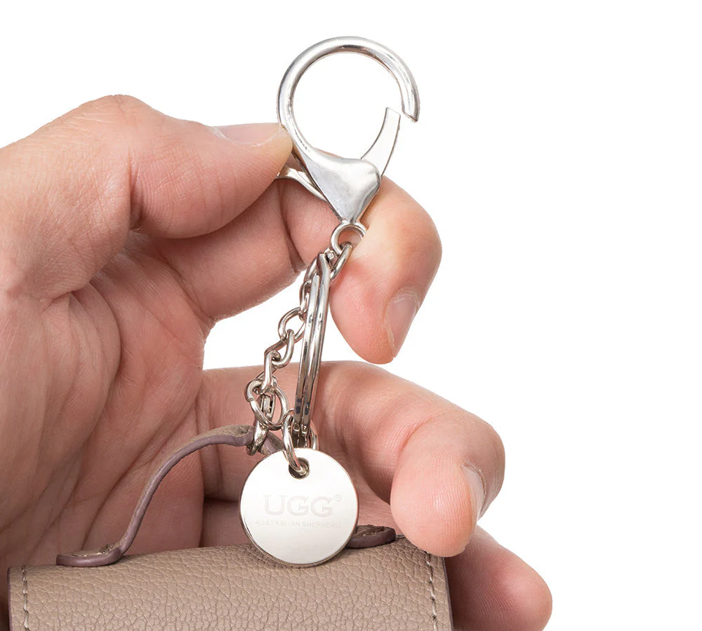 AUSTRALIAN SHEPHERD® Leather-Look Mini Purse Keyring Earpods Case - Image 9