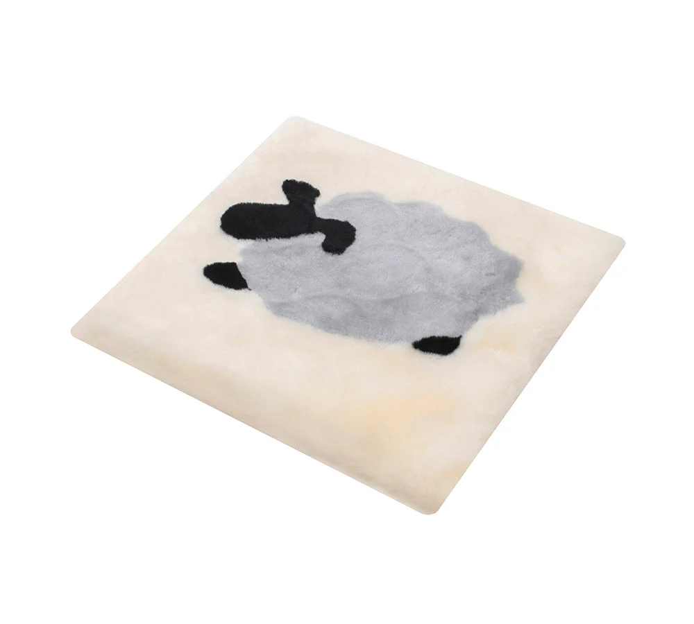 AUSTRALIAN SHEPHERD® Square Australian Sheepskin Wool Cushion - Image 15