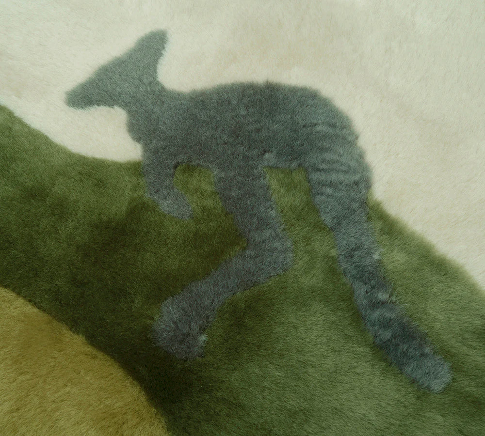 AUSTRALIAN SHEPHERD® Square Australian Sheepskin Wool Cushion - Image 9