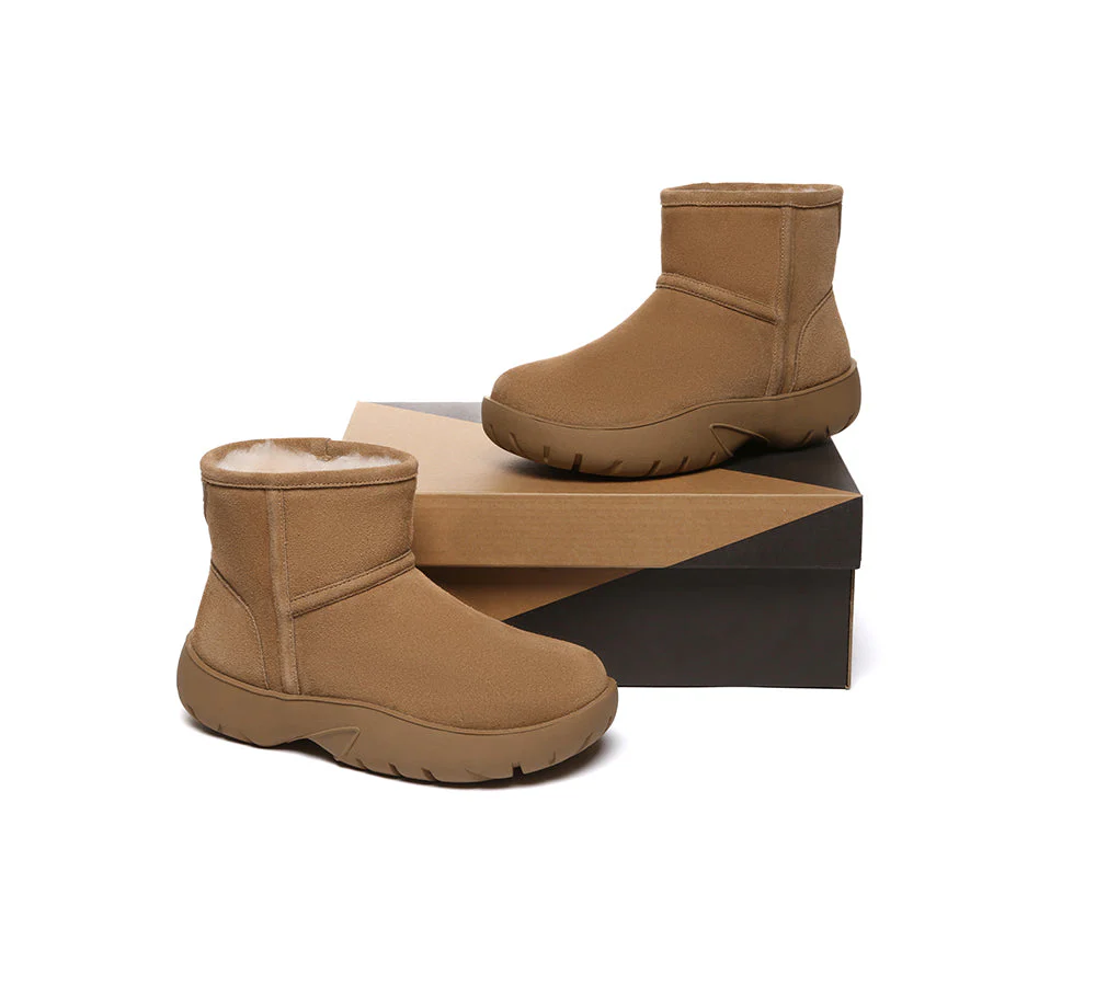 AUSTRALIAN SHEPHERD® UGG Boots Sheepskin Wool Ankle Chunky Mini Classic Salma - Image 4