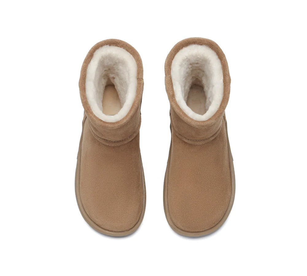 AUSTRALIAN SHEPHERD® UGG Boots Sheepskin Wool Mid Calf Chunky Short Classic Salma - Image 6