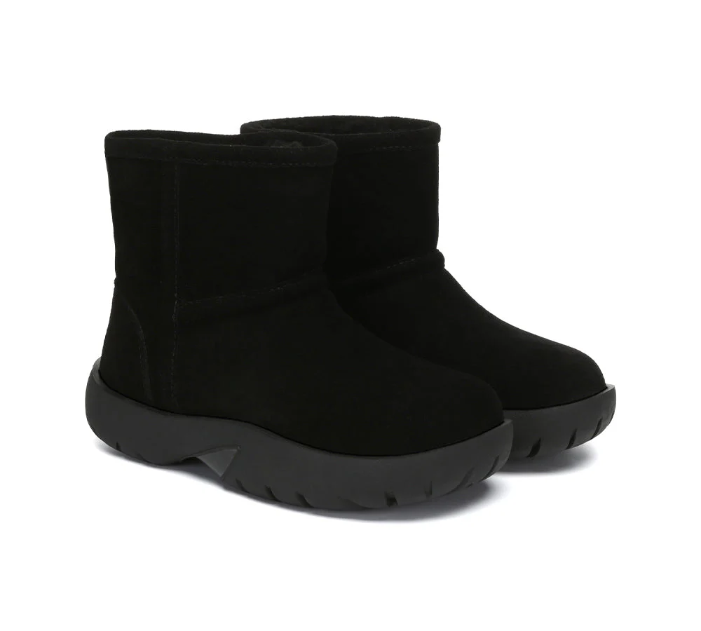 AUSTRALIAN SHEPHERD® UGG Boots Sheepskin Wool Mid Calf Chunky Short Classic Salma - Image 8