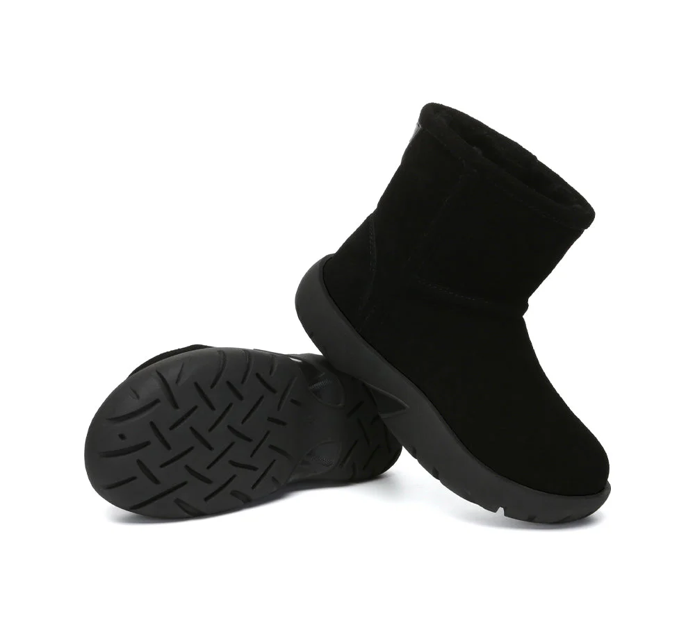 AUSTRALIAN SHEPHERD® UGG Boots Sheepskin Wool Mid Calf Chunky Short Classic Salma - Image 9