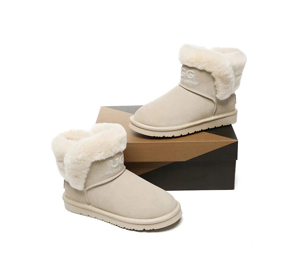 AUSTRALIAN SHEPHERD® UGG Boots Sheepskin Wool Shearling Lined Ankle Mini Oatha - Image 11