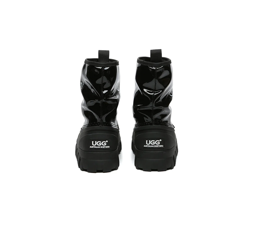 AUSTRALIAN SHEPHERD® UGG Boots Women Sheepskin Wool Water Resistant Chunky Wren - Image 13