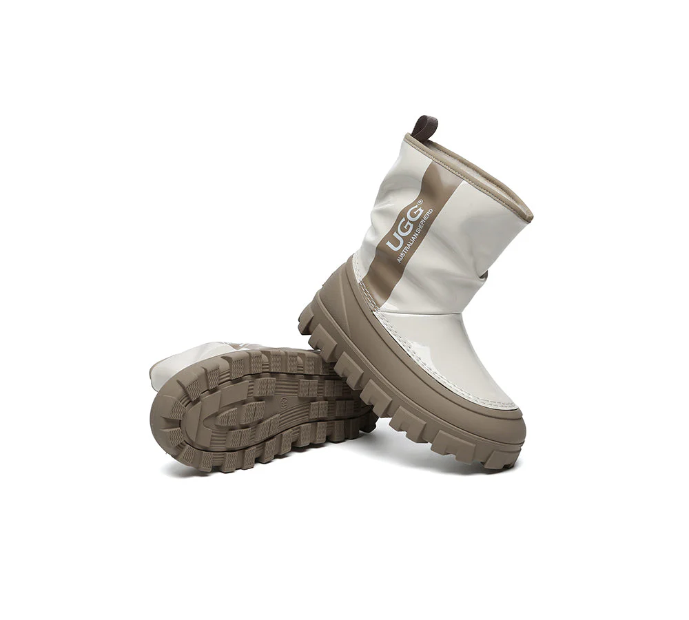 AUSTRALIAN SHEPHERD® UGG Boots Women Sheepskin Wool Water Resistant Chunky Wren - Image 3