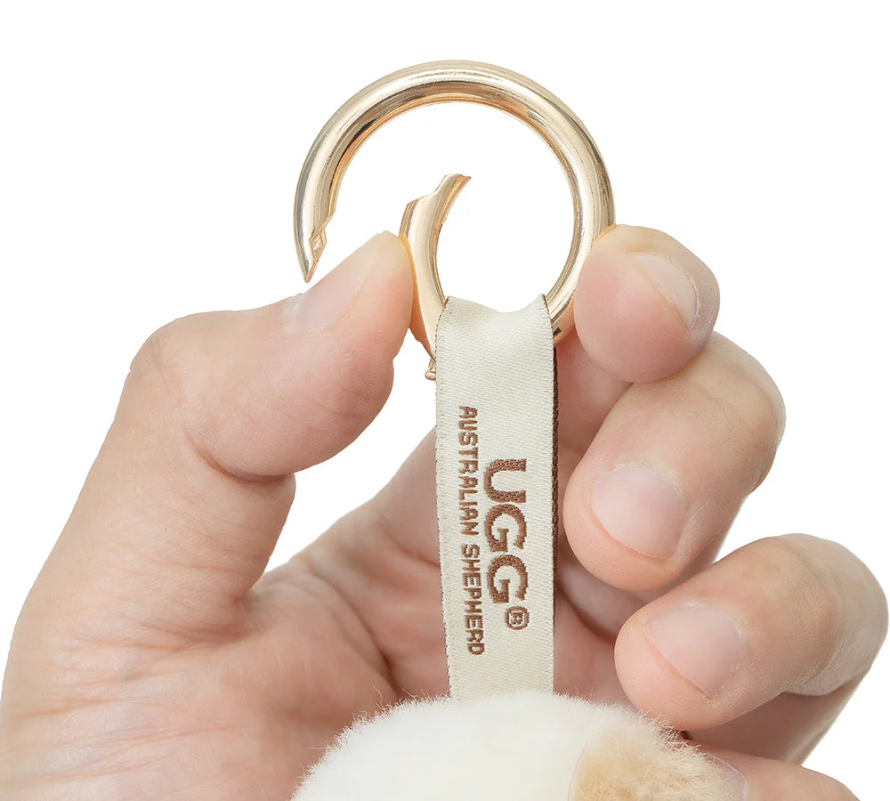 AUSTRALIAN SHEPHERD® UGG Keychain Fluffy Alpaca MooMoo - Image 14