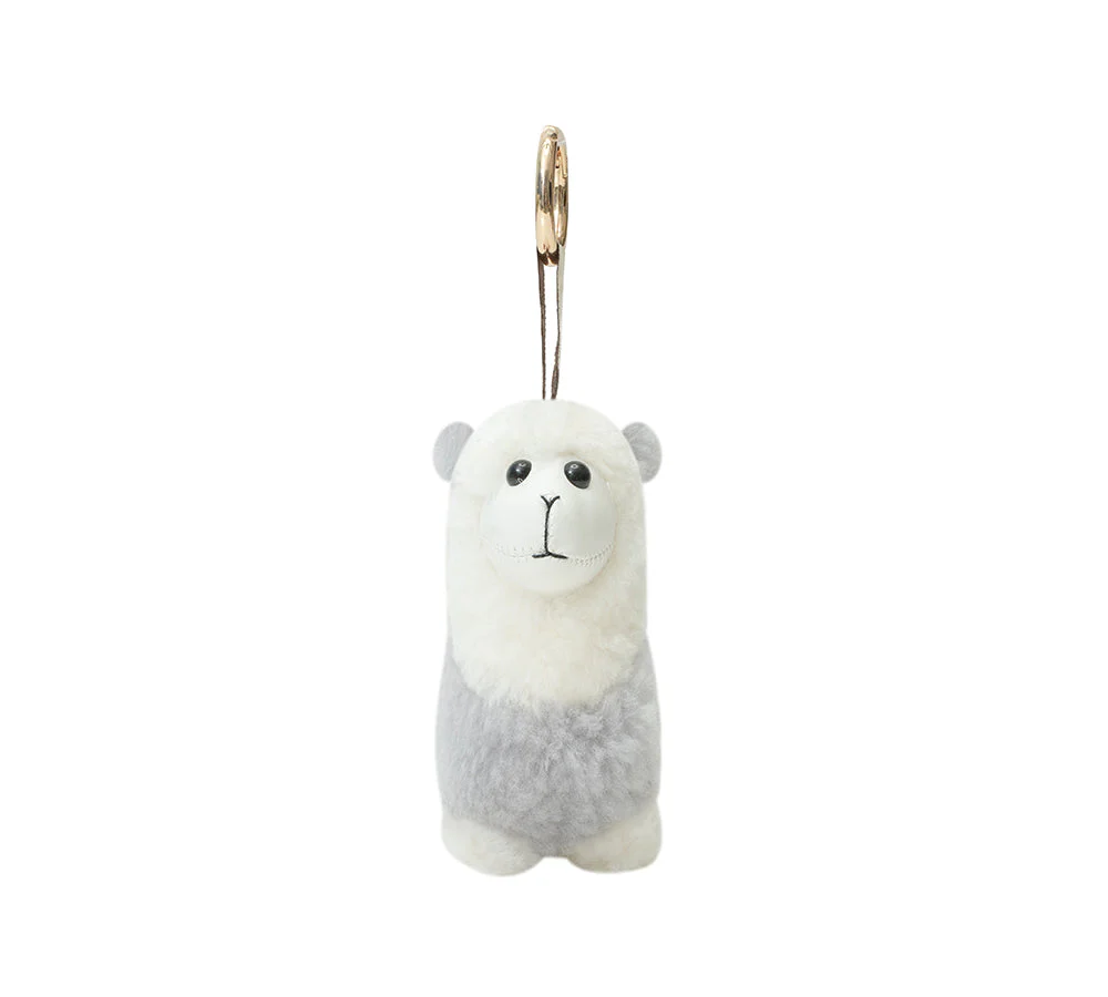 AUSTRALIAN SHEPHERD® UGG Keychain Fluffy Alpaca MooMoo - Image 2