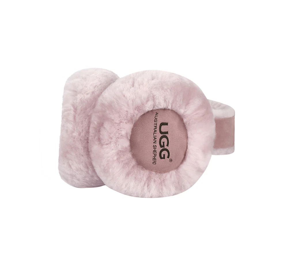 AUSTRALIAN SHEPHERD® UGG Kids Adjustable Sheepskin Wool Earmuff Connie - Image 10