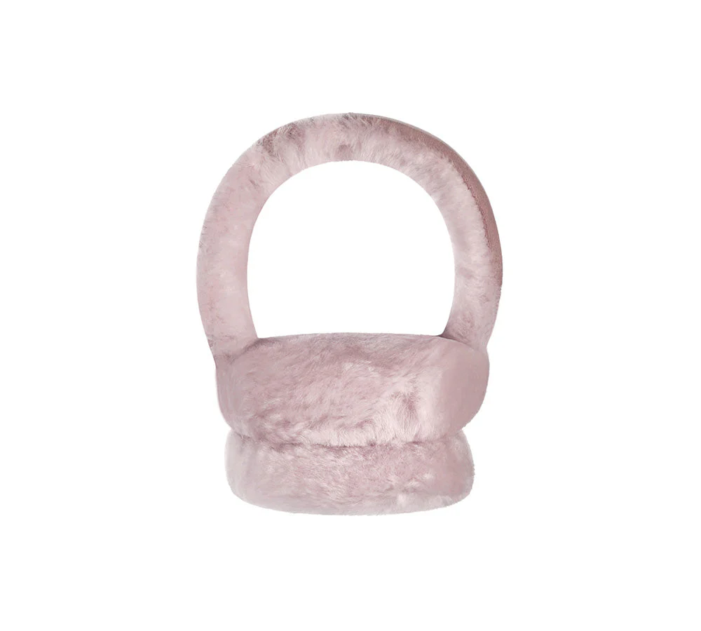 AUSTRALIAN SHEPHERD® UGG Kids Adjustable Sheepskin Wool Earmuff Connie - Image 13