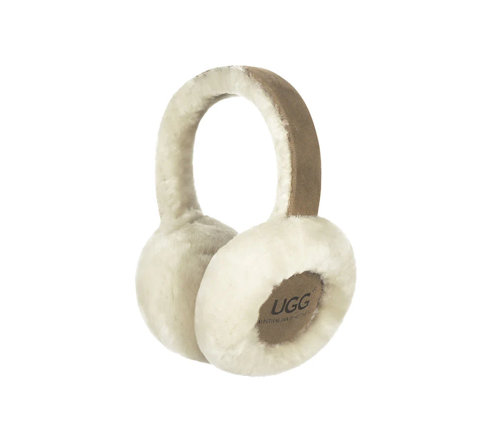 AUSTRALIAN SHEPHERD® UGG Kids Adjustable Sheepskin Wool Earmuff Connie - Image 14