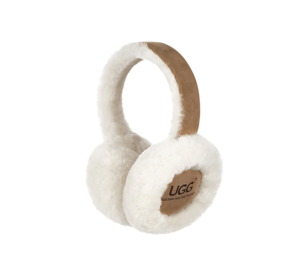 AUSTRALIAN SHEPHERD® UGG Kids Adjustable Sheepskin Wool Earmuff Connie - Image 2