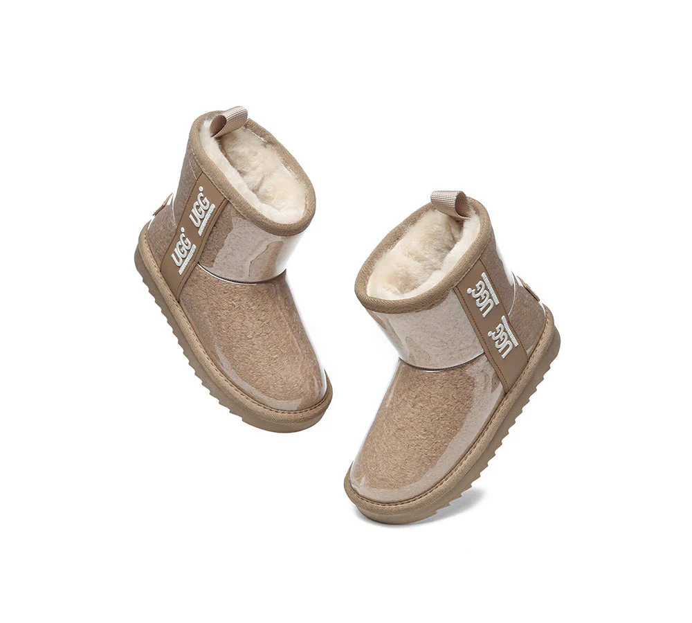 AUSTRALIAN SHEPHERD® UGG Kids Clear Waterproof Shearling Boots Coated Classic - Image 12