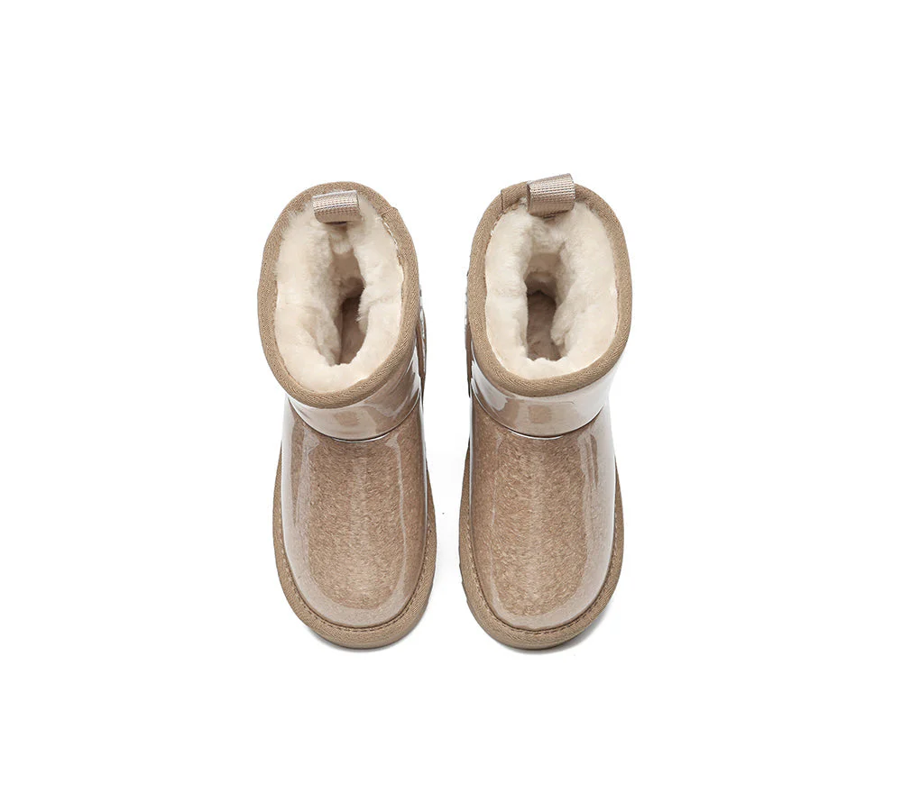 AUSTRALIAN SHEPHERD® UGG Kids Clear Waterproof Shearling Boots Coated Classic - Image 14