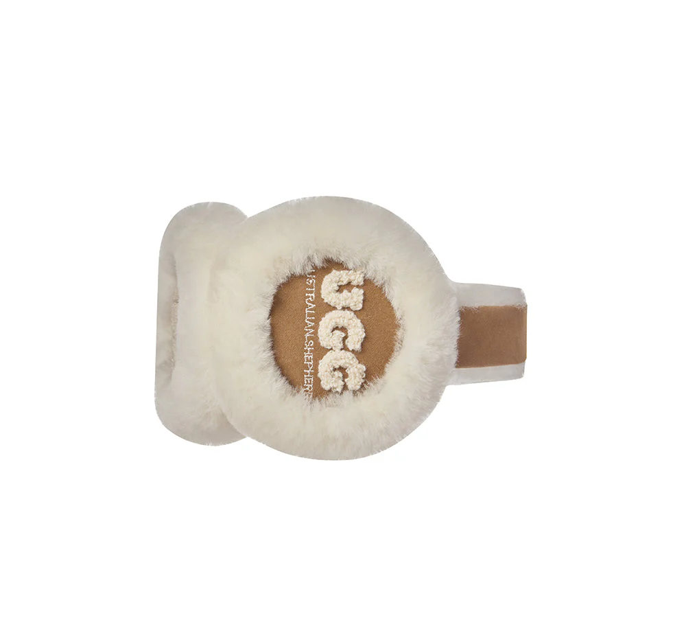 AUSTRALIAN SHEPHERD® UGG Kids Sheepskin Wool Cloud Earmuff - Image 6