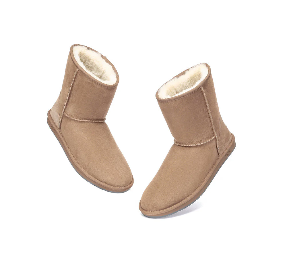 AUSTRALIAN SHEPHERD® UGG Men Double Faced Sheepskin Wool Boots Large Size Short Classic - Image 5